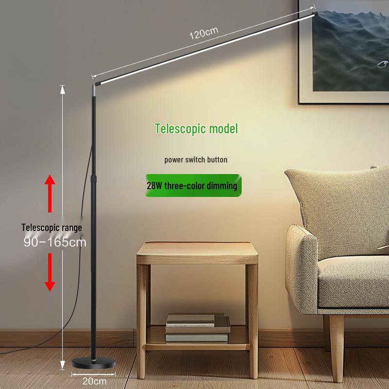 LED Super Bright Floor Lamp for Living Room, Bedroom, and Study - Eye Protection, Ambient Light, T98 Model