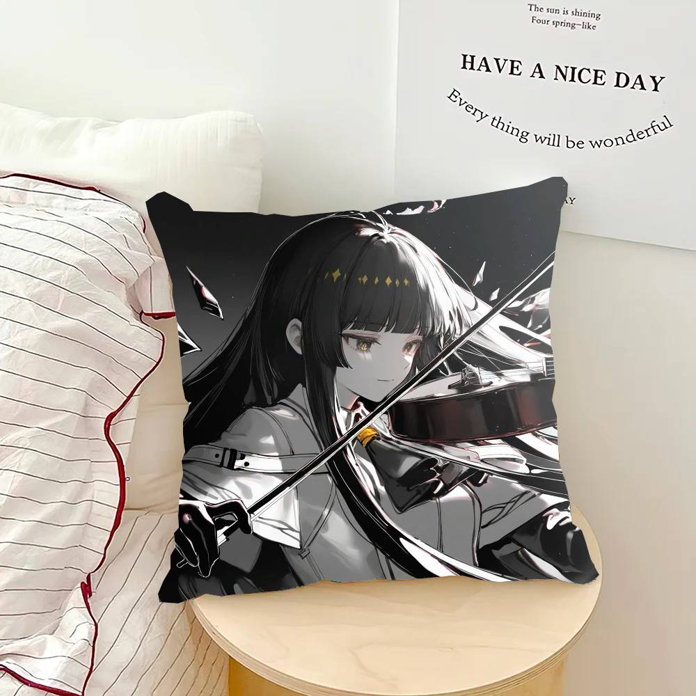 Virtuosa Animated Game A-Arknights Pillow Case Sofa Cushion Cover Room Home Decoration