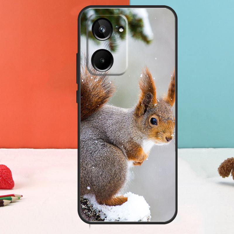 

Squirrel Cute Animals For Realme C67 C75 C71 C55 C53 C61 C33 C63 C51 10 11 12 13 14 15 Pro Plus C65 GT7 Pro Case Realme C31