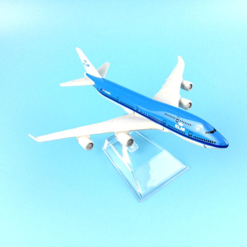 1/400 Scale 16cm Boeing747 KLM Royal Dutch Airlines Aircraft Airplane Model Airplane Diecast Metal Planes