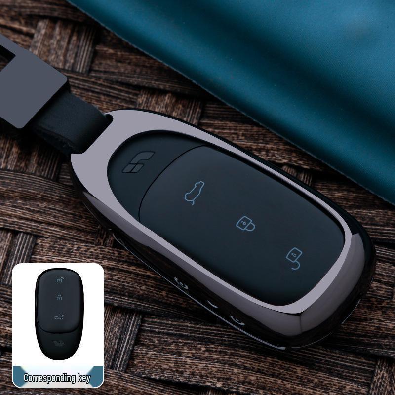 High-End Metal Full Coverage Car Key Case for 2022 Model