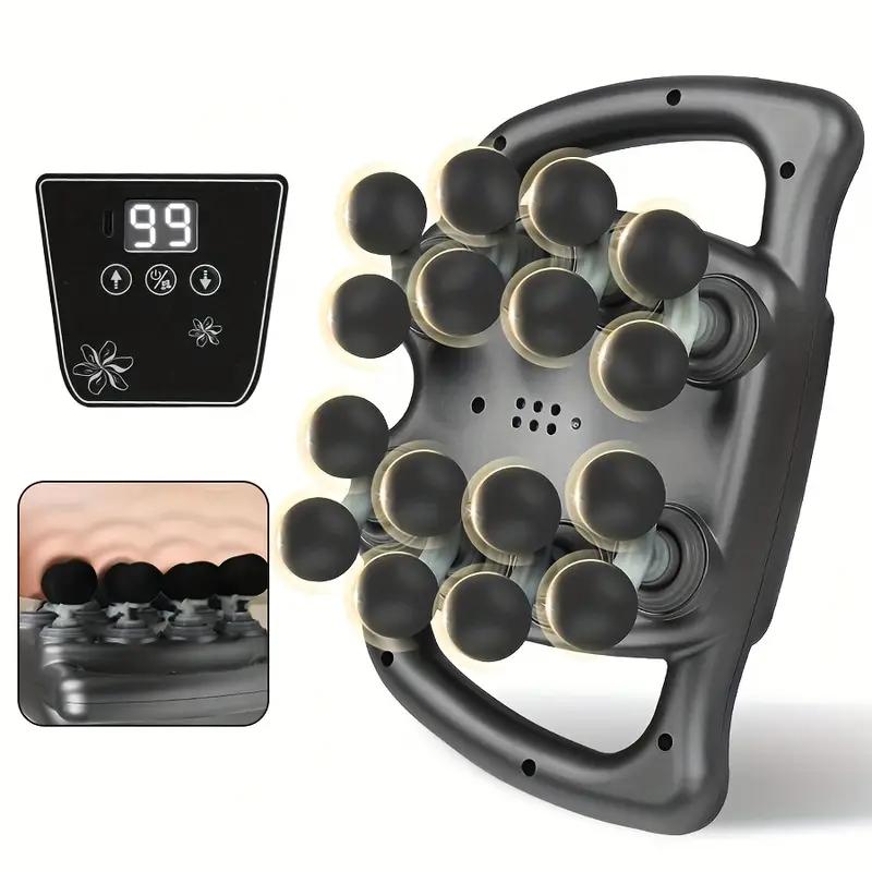 99Gear Fascia Gun 16-head Muscle Massager Gun High Frequency Waist Massage Machine Body Shoulder Professional Fascia Massage Gun