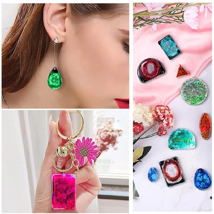 Gemstone Jewelry Silicone Mold Epoxy Casting Mold for Pendants Jewelry Making