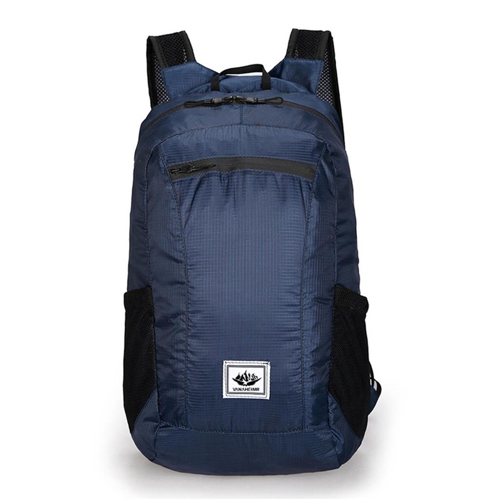 Foldable Waterproof Backpack Large Capacity Lightweight Travel Sports Bag for Hiking Commuting Gym Use