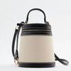 Women'S Bag Spring And Summer, Contrasting Color Box-Shaped Mini Shoulder Crossbody Bucket Bag Casual Women'S Bag Original