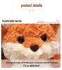 Running Fox Girl Plush Sleep Pillow - Cute Birthday Gift