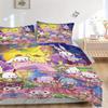 3pcs Sanrio's Mid-Autumn Festival Print Cover Set Ultra Soft, Breathable, and Comfortable Bedding with Stylish Design for Bedroom and Guest Room