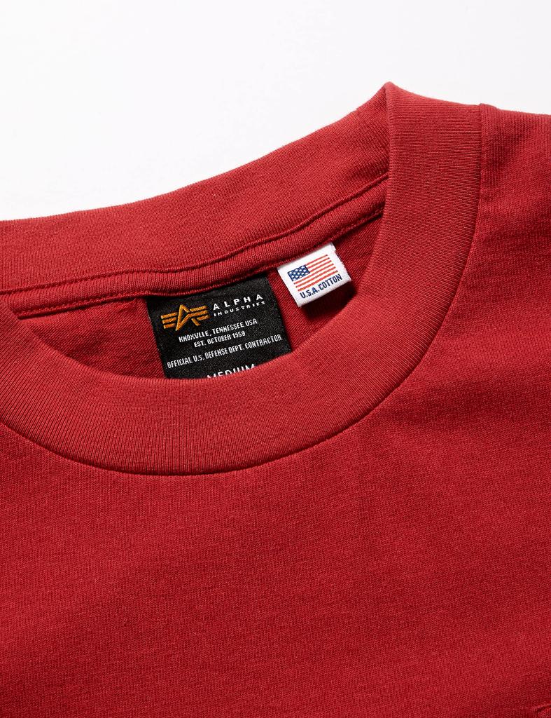 USA Cotton Plain T-shirt with Pocket