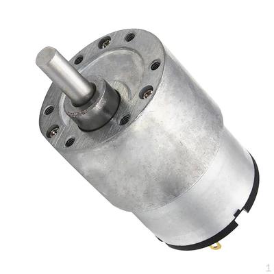 37GB-520 12V DC High Reduction Motor - Silver, 960RPM