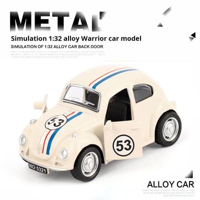 1:38 Alloy Pull-Back Car Thai Tricycle Model Motorcycle Sheep Decoration Takeaway Taxi Die Cast Car Toy