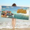 Cartoon Animal C-Crossing Beach Towel Colorful Bath Towels for Girl Microfiber Quick Dry Custom Sand Free Beach Yoga Spa Gym