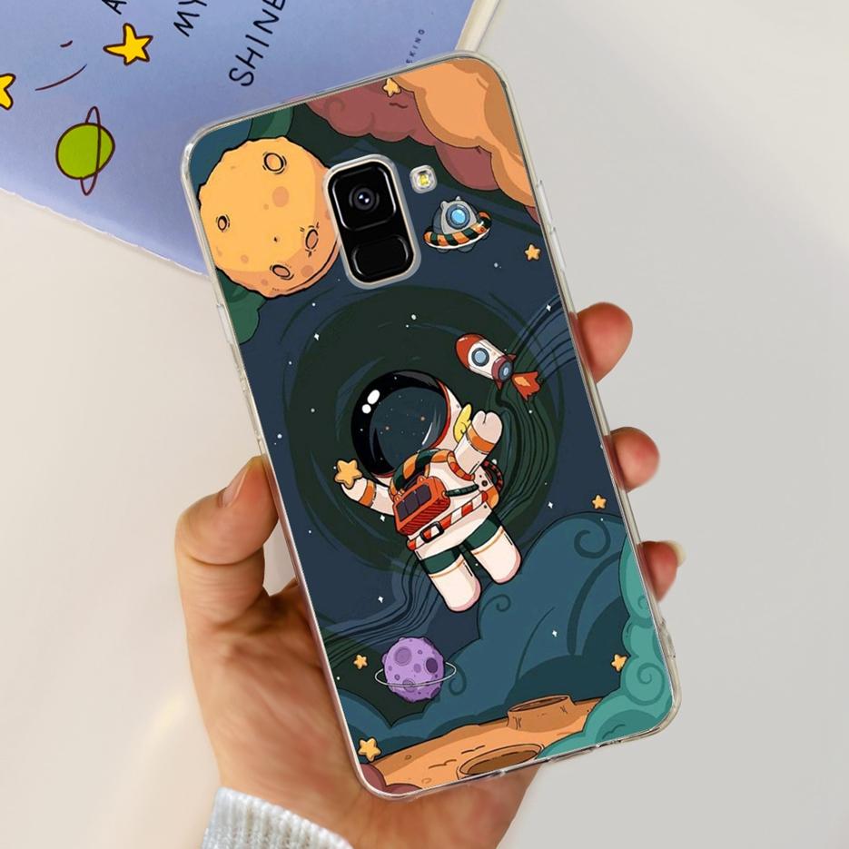 For Samsung Galaxy A8 2018 Case SM-A530F New Fashion Painted Cover Soft Silicone Phone Case For Samsung A8 Plus A8+ A730F Bumper