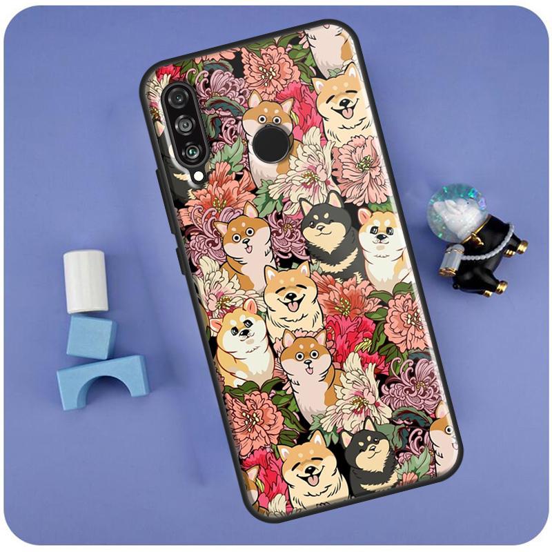 Cute Kawaii Shiba Inu For Huawei Nova 11 Pro 9 10 SE 7i 8i 11i 12i Y60 Y61 Y70 Y72 Y73 Y90 Y91 P30 P40 Lite Case