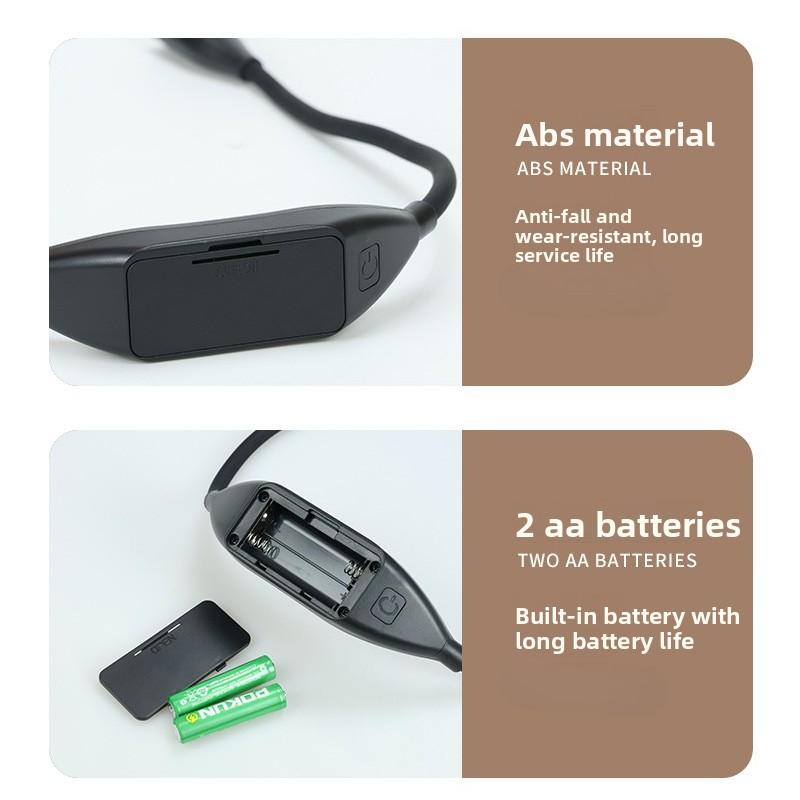 LED Reading Neck Light Battery Styles Book Lamp 360° Flexible Arm Reading Book Light Read Neck Lamp Study Reading Night Light