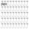 Small Fishing Tackle 50Pcs Metal Hooks Set, 3.5/5/7/10/14g Jig Head Hook, Heavy Outdoor Gear Duty Fish Hook with Barbs for Freshwater Saltwater