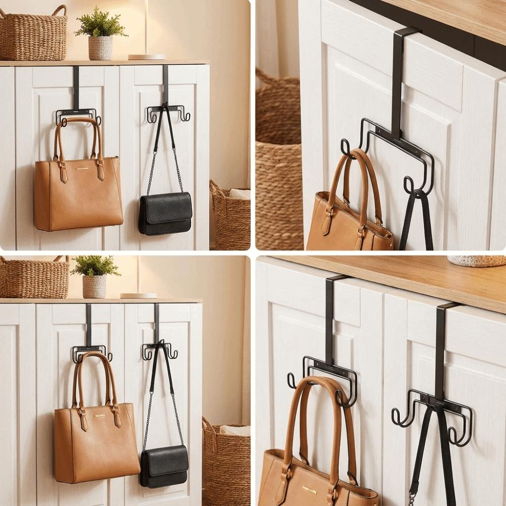 No-Punch Door Hooks Hanger Hanging Door-Back Clothing Hangers  Bedroom Accessories