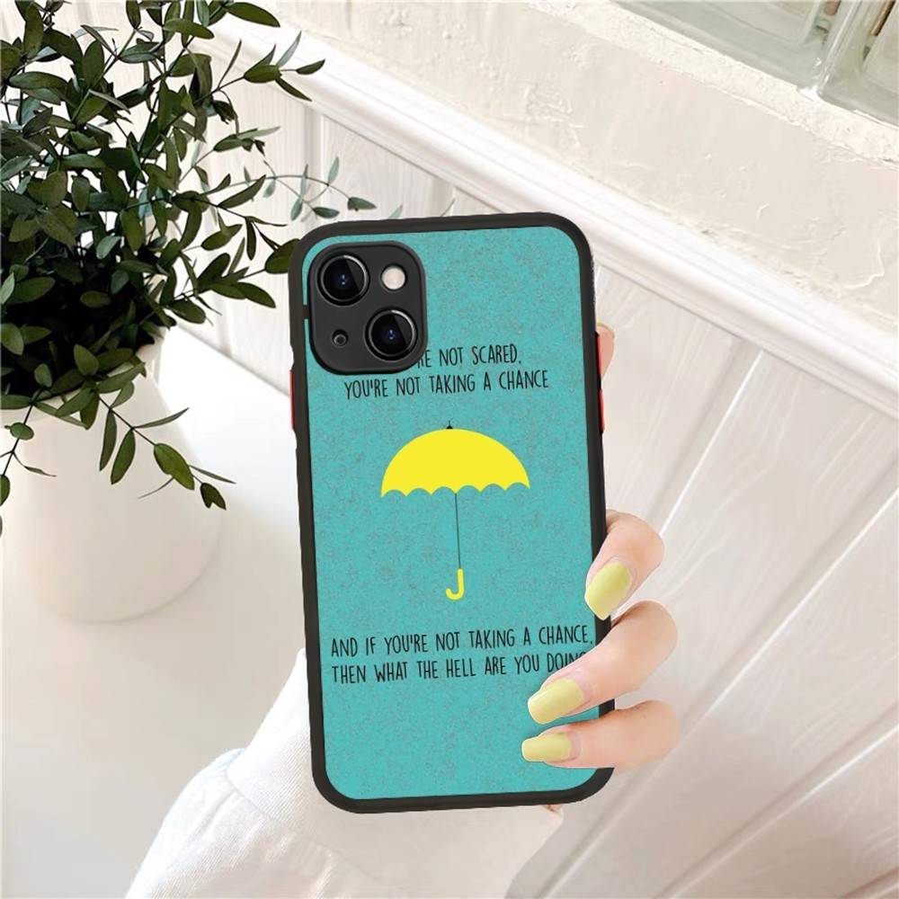 How I Met Your Mother Himym Handyhülle für iPhone 16 15 14 11 12 13 Pro Max X XS Durchsichtige Matte Hülle