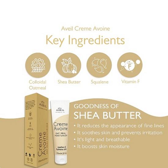 Aveil Creme Avoine Skin Moisturizer For Hydrating & Soothing 125ml