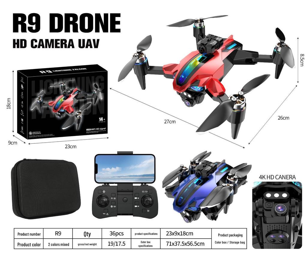 Brushless HD Aerial Photography Drone with Optical Flow Positioning and Obstacle Avoidance.