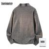 Mark Fairwhale Men's Plaid Polo Collar Knit Sweatshirt