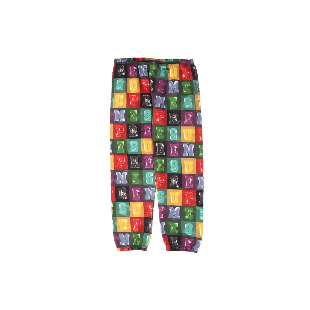 Supreme Blocks Sweatpants 'Multi-Color' Men's SUP-FW20-035