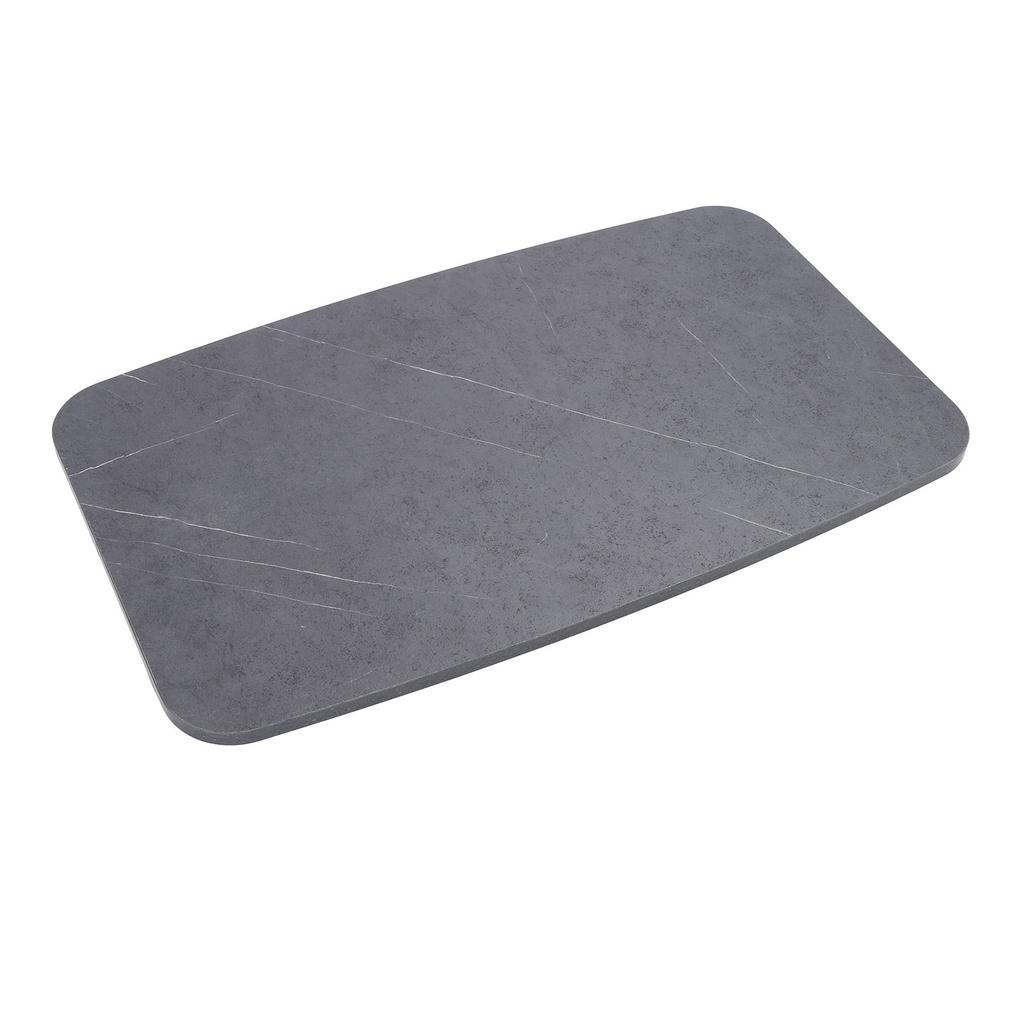 RV Table Top 29.53x17.72in Solid Wood Rectangular Boat Tabletop Panel with Marble Pattern for Marine Yacht Motorhome