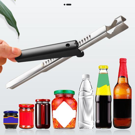 Jar Opener Can Opener for Weak Hands Seniors Arthritic Hands Non-Slip Rubber Gear Cover Lid Remover Beer Opener