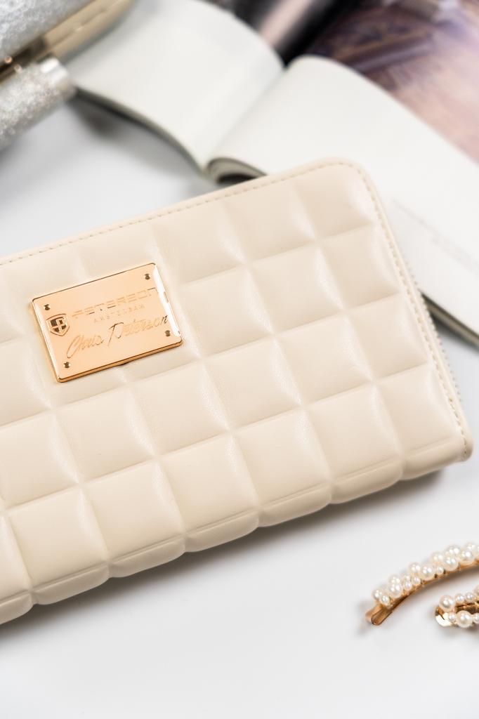 Peterson PU PTN PKK-01-6359 cream wallet