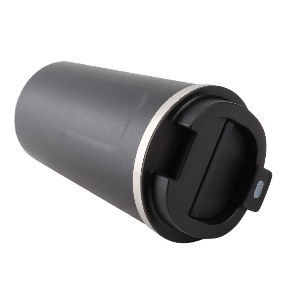380ml Capacity Stainless Steel Coffee Cup Leakproof Lid Thermal Travel Mug Car Use