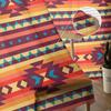 American Tribal Pattern Sheer Curtains for Living Room Decoration Window Curtains for Kitchen Tulle Voile Organza Curtains