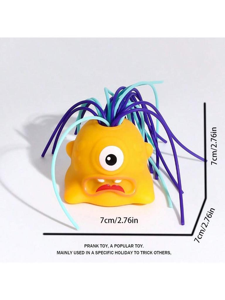 Tangle Monster Stress Toy – Pull Hair To Scream, Fun Fidget For Kids & Adults (Colorful Squishy Figures)