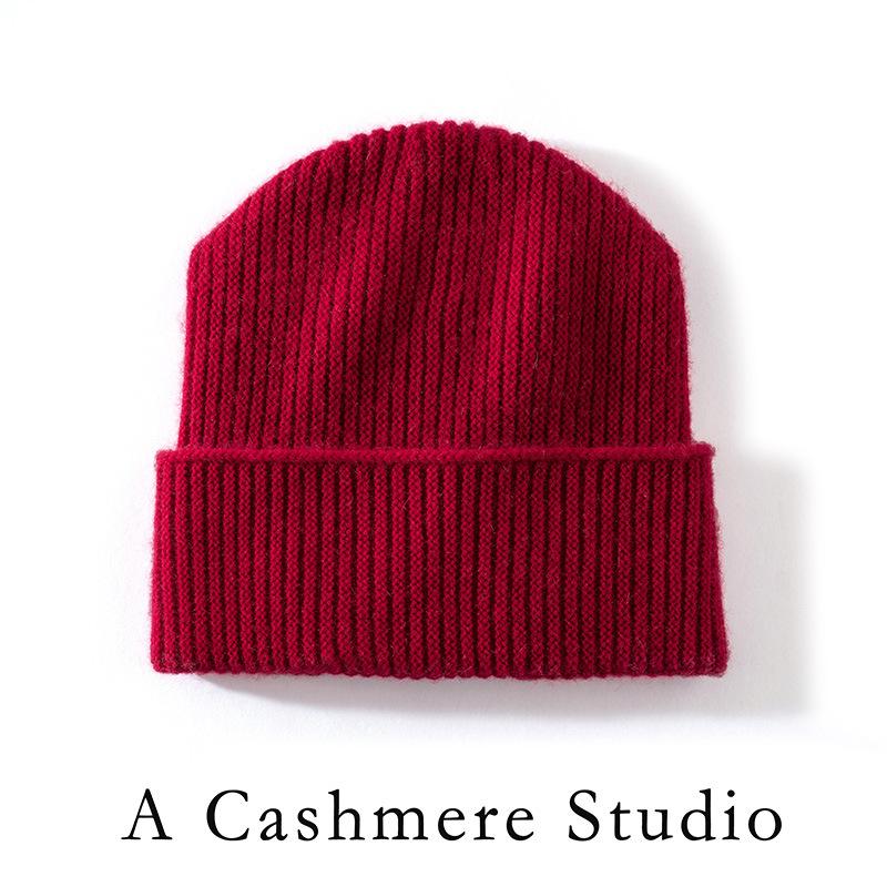 Winter Cashmere Cap Men's and Women's Thickened Skiing Knitted Thermal Cap Outdoor Mountaineering Riding Wool Hat Ear Protector Headcap