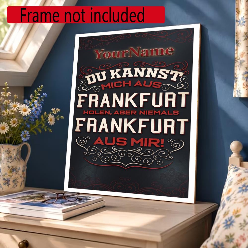 Eintracht Frankfurt Customize Your Name Diamond Painting Round Diamond Rhinestones Mosaic Diamond Embroidery Wall Paintings Rhinestones Gift Frameless