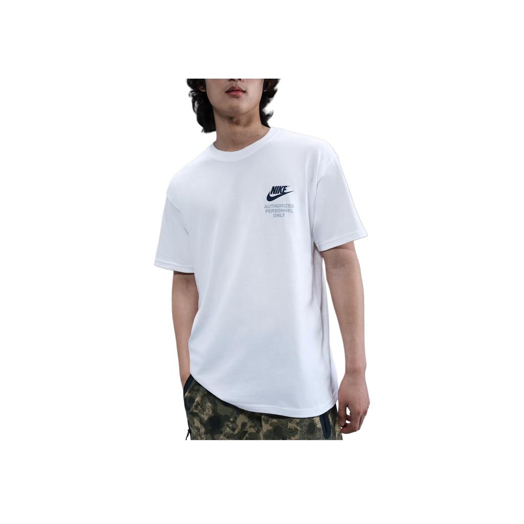 Nike Short Sleeve Letter Logo Round Neck T-Shirt Men tops IO2972-100