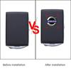 5/10PCS Car Emblems Remote Key Stickers Decoration Decal For Volvo Rdesign T6 AWD C30 C40 C50 C70 S40 S60 S70 S80 Auto Accessory