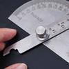 Rotary Stainless Steel Caliper Round Head Goniometer Adjustable Protractor Protractor 180 Degree Protractor Angle Ruler