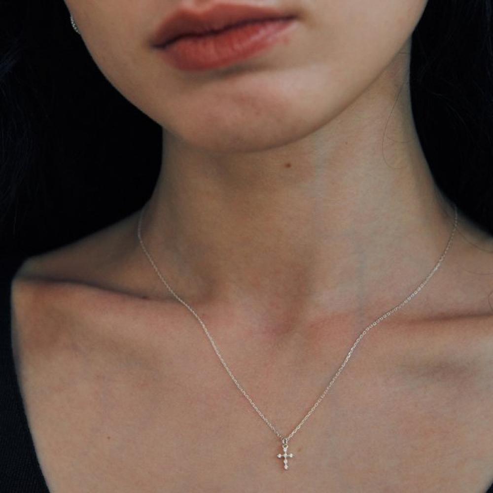 

Verte [925 Silver] Aube Dew Necklace Un.silver.202 Single option