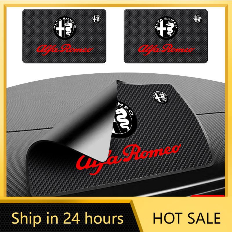 Car Stickers Car Styling Anti-Slip Mat Silicone Dashboard Non-Slip Pad For Alfa Romeo Giulia Stelvio MiTo Giulietta Tonale ALFA zj4