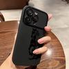 Black Horse Pattern Matte Phone Case For iPhone 17 Pro Max 11 12 13 14 15 16 17 Air 15 14 Plus X XS MAX XR Shockproof Soft Cover