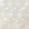 100x130cm Tessuto di Cotone Bianco Ricamato con Occhielli Pizzo di Cotone Materiale per Cucire Vestiti, Al Metro 23 stili