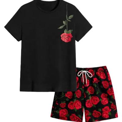 Ensemble de Sport d'Été de Luxe pour Enfants T-shirt Short Ensemble 2 Pièces Rétro Ensemble de Vêtements de Mode Streetwear Motif Ours Style Impression 3D