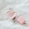 INS Style Heart Data Cable Portable Storage and Organization Simple Cute Winding Charging Cable Headphone Strap Cable Organizer