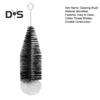 1/2Pcs Soda Bottle Cleaning Brush with Gentle Bristles Easy To Clean Stainless Steel Rod Wine Glasses Dishwasher Cleaning Brush