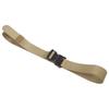 Hiking Belt with Buckle Quick Release Polyester and Zinc Alloy Comfortable Elastic Stretch Belt for Men Women Khaki