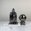 Modern Simple Resin Big Head Astronaut Rocket Ornament Study Living Room Model Room Bookcase Fashionable Light Decoration