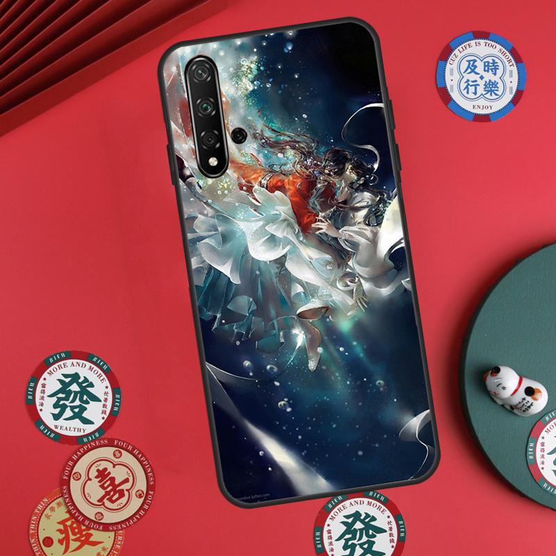 Chinese Style Tian Guan Ci Fu For Huawei Nova 12s 7i 8i 11i 12i Y73 Y70 Y90 Y60 Y72 Y61 Y91 9 10 SE P30 Pro P40 Lite Case