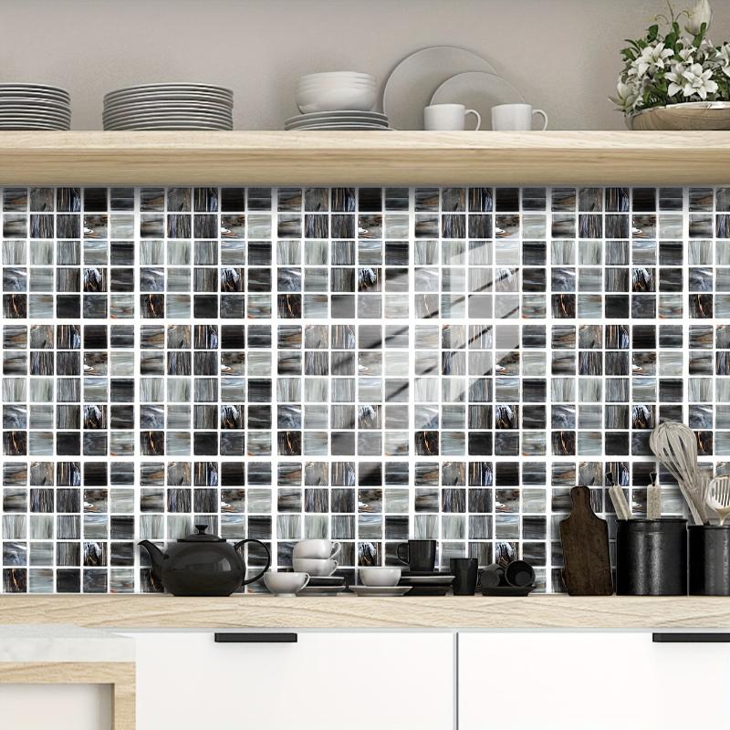 10 stuks 20*20cm Antislip Vloersticker Huurder Vriendelijk Muur- & Vloertegels Afneembaar & Plakbaar Vloerstickers Doe-het-zelf Voor Badkamerrenovatie