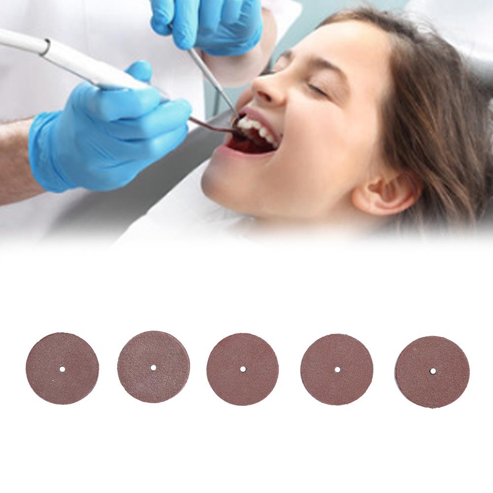 100pcs Rubber Polishing Wheel for Metal Dental Mini Drill Grinder Dental AccessoryRed