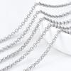 1Meter Stainless Steel Double Rings Link Chain 4mm Simple Circle Chains for DIY Necklace Bracelet Bag Chain Jewelry Findings