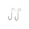 1PC Non perforated and non adhesive double S-shaped hooks dormitory hooks kitchen cabinet door back hooks